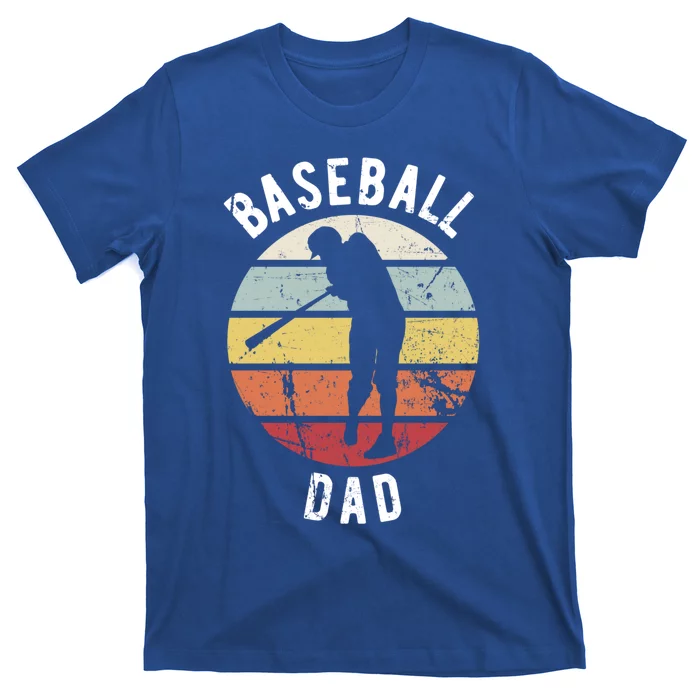 Retro Vintage Gift Sports Fan Gift Funny Baseball Dad Gift T-Shirt