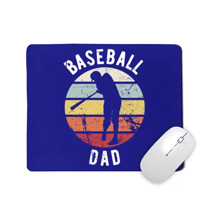 Retro Vintage Gift Sports Fan Gift Funny Baseball Dad Gift Mousepad