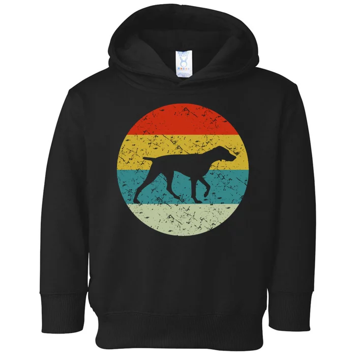 Retro Vintage German Shorthaired Pointer Toddler Hoodie