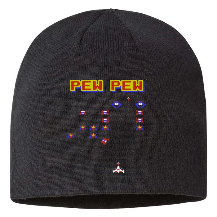 Retro Video Game Old School Game 80s Vintage Gaming 8 1/2in Sustainable Knit Beanie