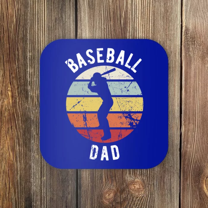 Retro Vintage Gift Sports Fan Gift Funny Baseball Dad Gift Coaster