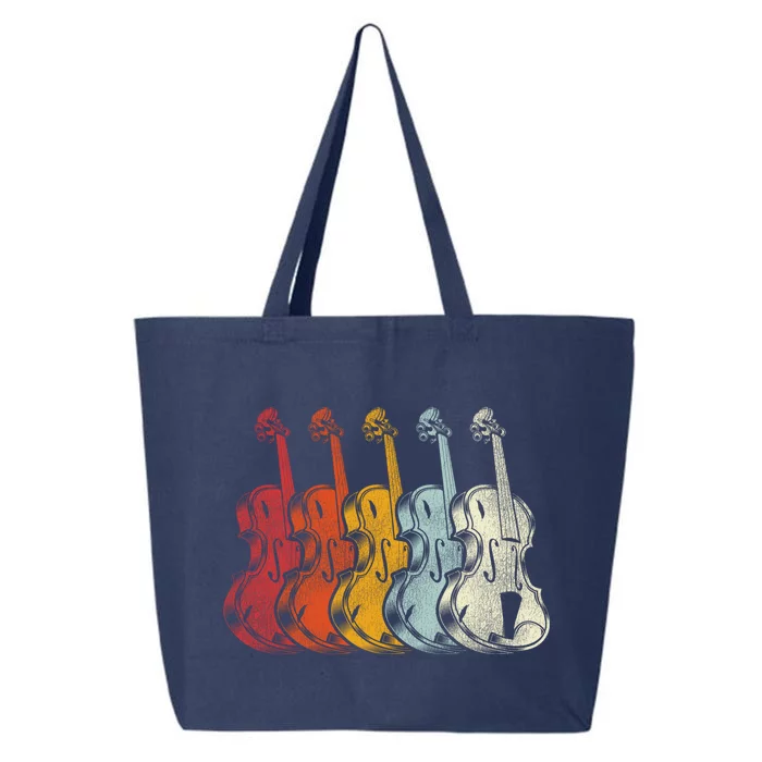 Retro Violin Gift 25L Jumbo Tote