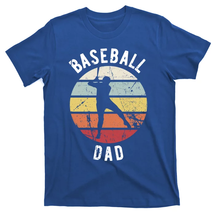 Retro Vintage Gift Sports Fan Gift Funny Baseball Dad Great Gift T-Shirt