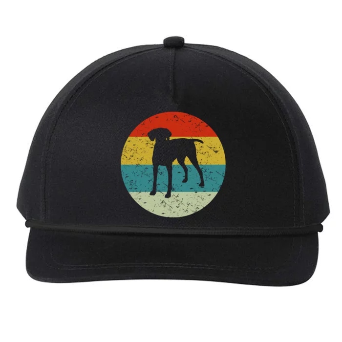 Retro Vintage German Shorthaired Pointer Snapback Five-Panel Rope Hat