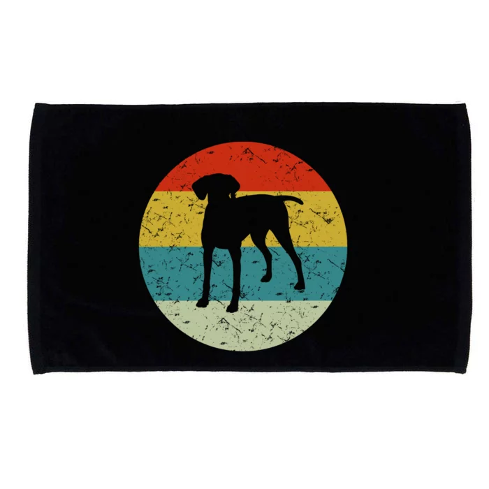 Retro Vintage German Shorthaired Pointer Microfiber Hand Towel