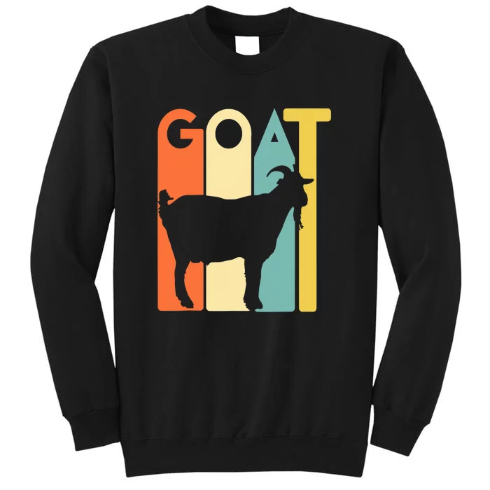 Retro Vintage Goat Tee Animal Funny Goats Lover Tall Sweatshirt