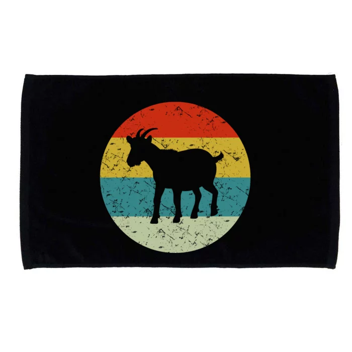 Retro Vintage Goat Microfiber Hand Towel