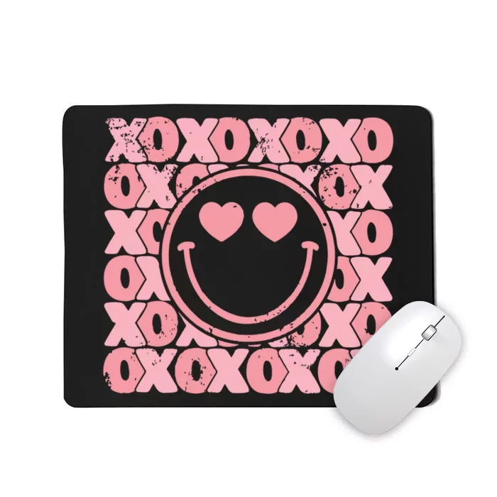 Retro Valentine Heart Xoxo Mousepad