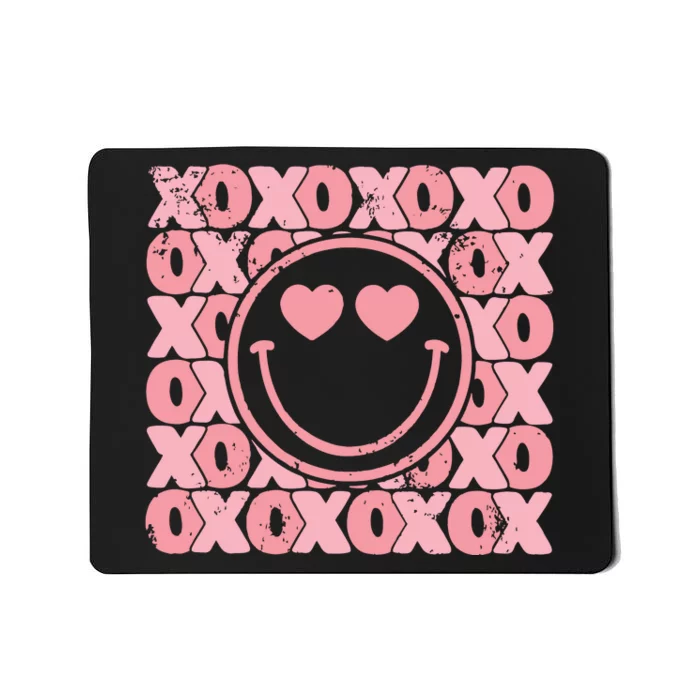 Retro Valentine Heart Xoxo Mousepad