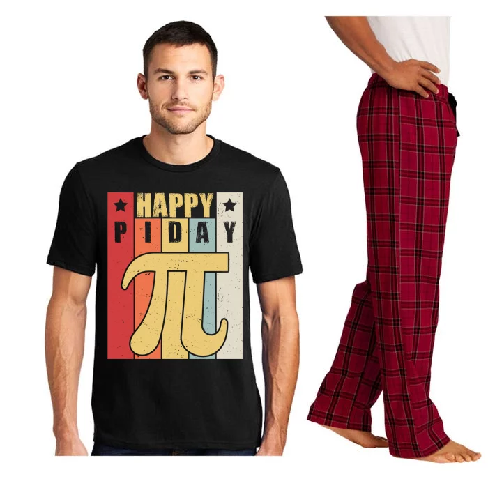 Retro Vintage Happy Pi Day For Math Teacher Science Funny Gift Pajama Set