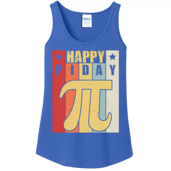 Retro Vintage Happy Pi Day For Math Teacher Science Funny Gift Ladies Essential Tank