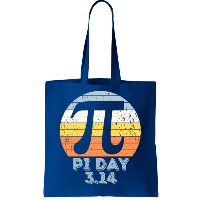 Retro Vintage Happy Pi Day Mathematic Math Teacher Gift Tote Bag