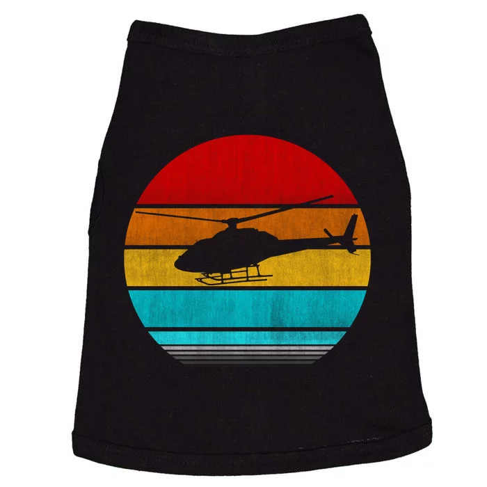 Retro Vintage Helicopter Doggie Tank