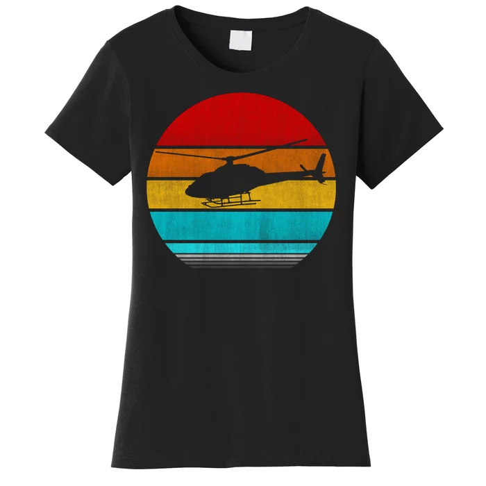 Retro Vintage Helicopter Women's T-Shirt