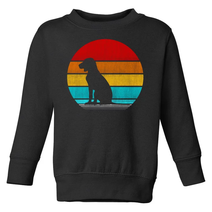 Retro Vintage Hungarian Vizsla Toddler Sweatshirt