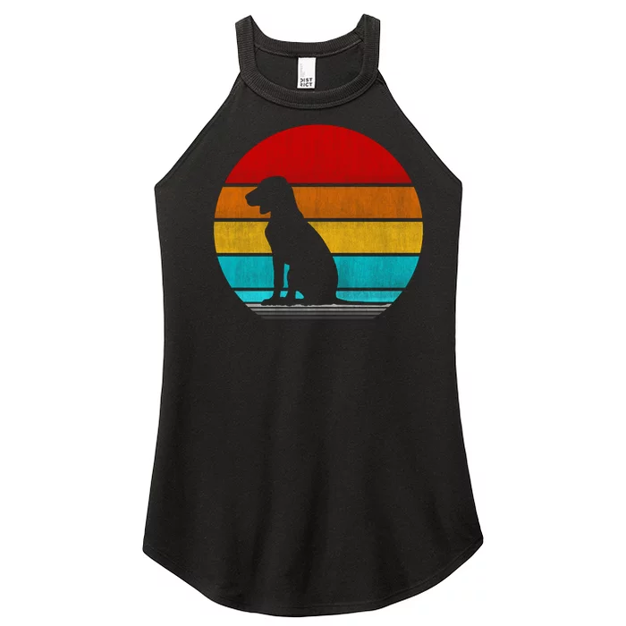 Retro Vintage Hungarian Vizsla Women’s Perfect Tri Rocker Tank