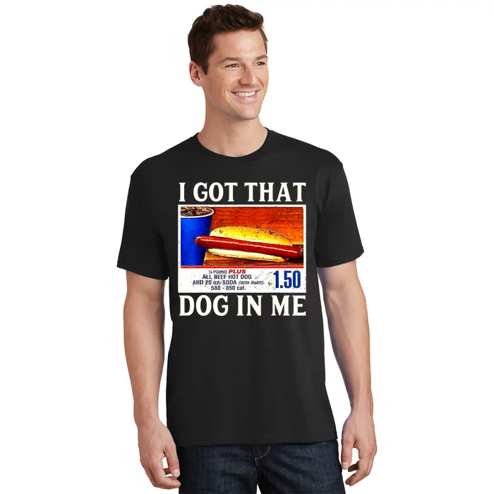 Retro Vintage I Got That Dog In Me Funny Hotdog T-Shirt