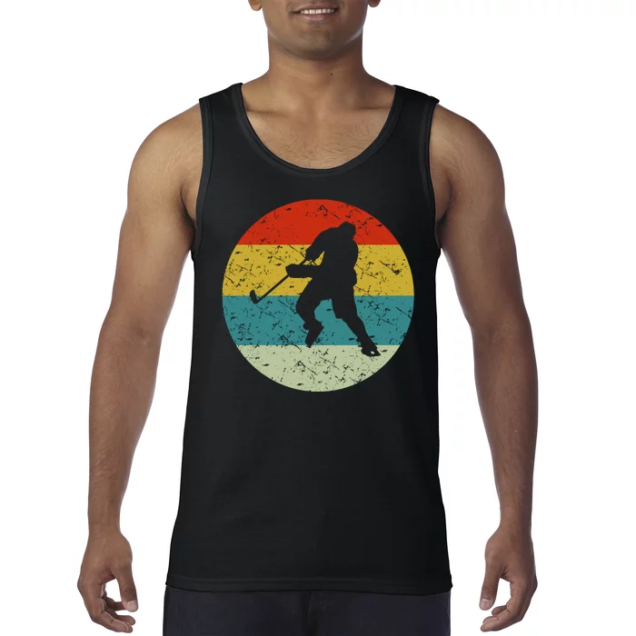 Retro Vintage Ice Hockey Tank Top