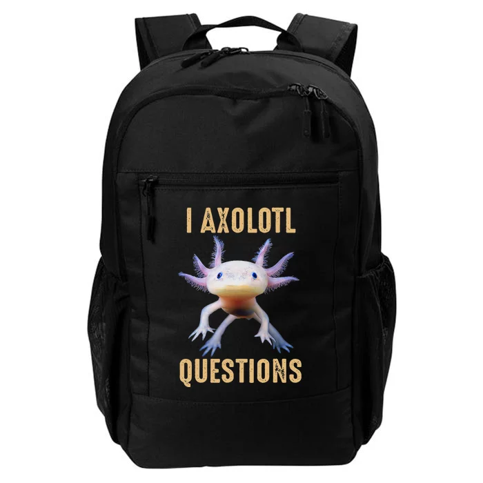 Retro Vintage I Axolotl Questions Daily Commute Backpack