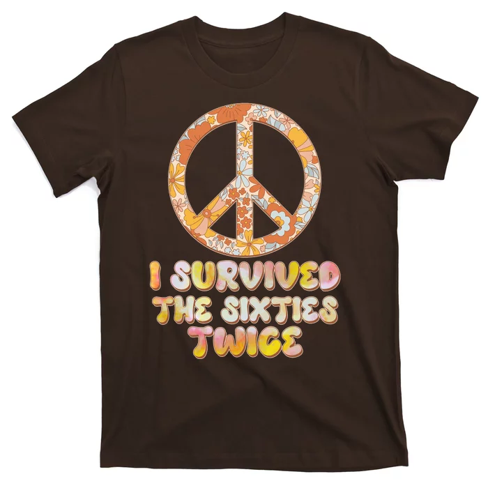 Retro Vintage I Survived The Sixties Twice T-Shirt