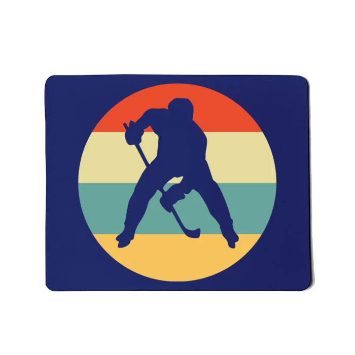 Retro Vintage Ice Hockey Mousepad