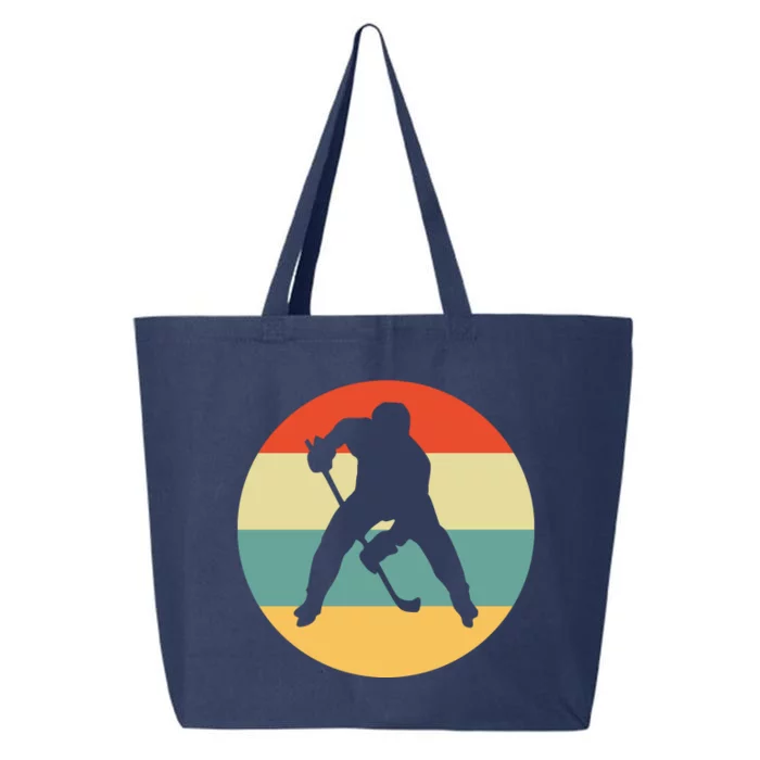 Retro Vintage Ice Hockey 25L Jumbo Tote