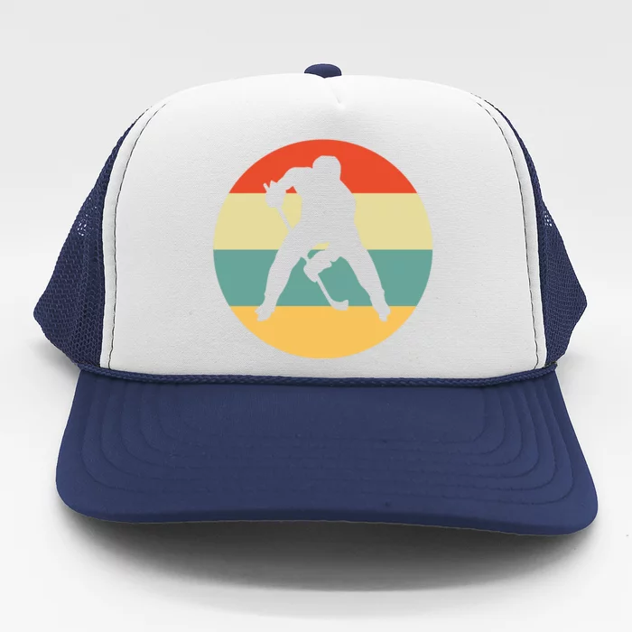 Retro Vintage Ice Hockey Trucker Hat