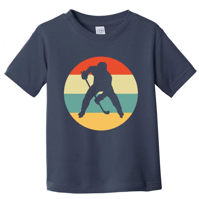 Retro Vintage Ice Hockey Toddler T-Shirt