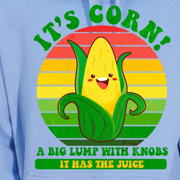 Retro Vintage It's Corn A Lump With Knobs Unisex Surf Hoodie