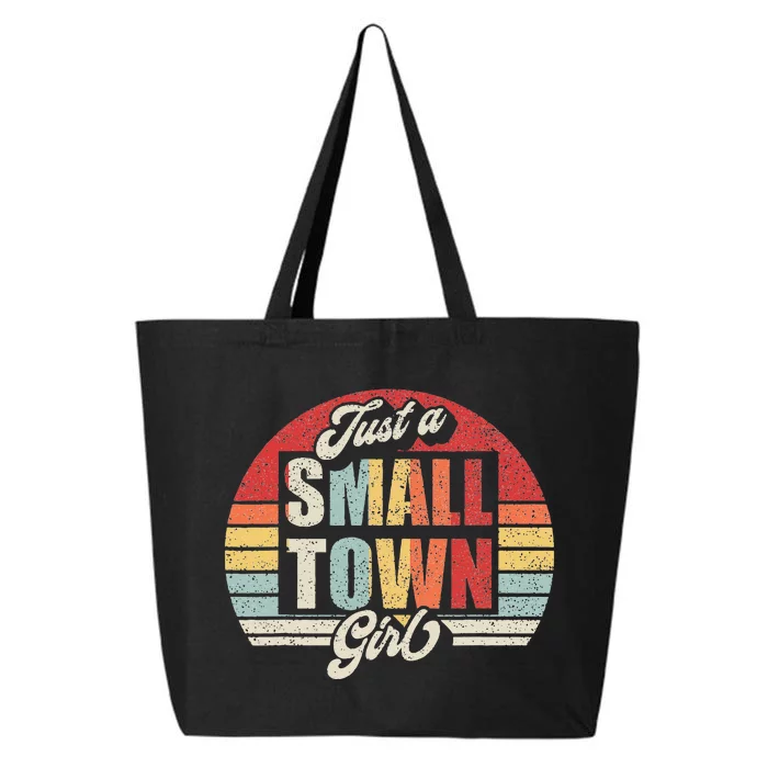 Retro Vintage Just A Small Town Girl 25L Jumbo Tote