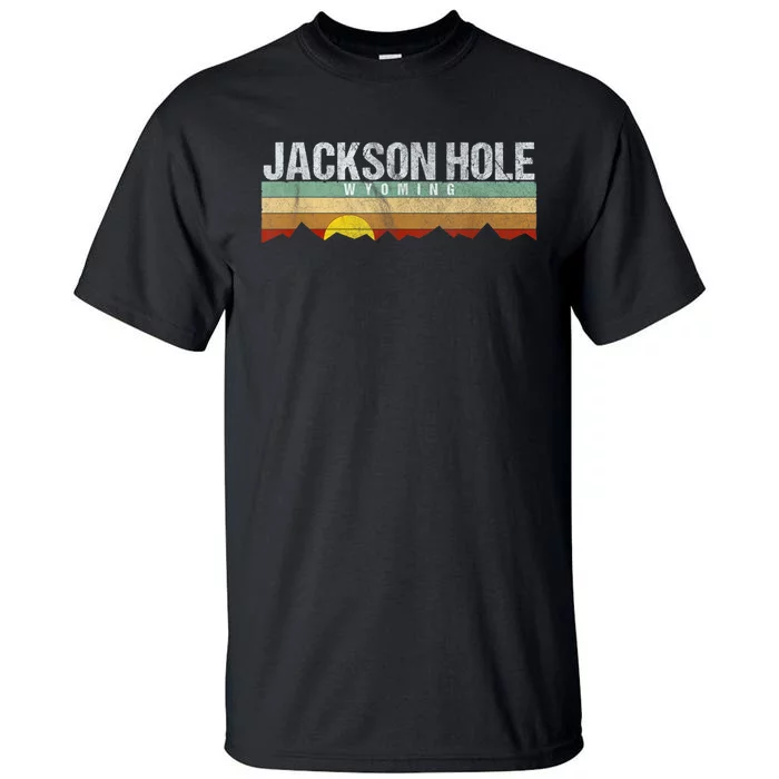 Retro Vintage Jackson Hole Wyoming Tall T-Shirt