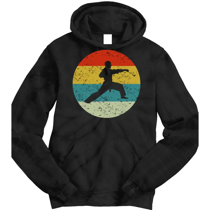 Retro Vintage Karate Tie Dye Hoodie