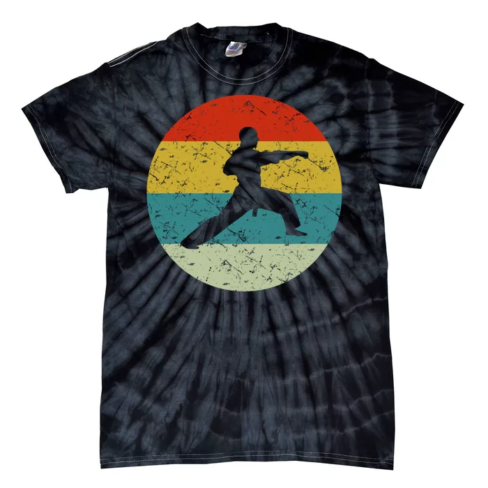 Retro Vintage Karate Tie-Dye T-Shirt