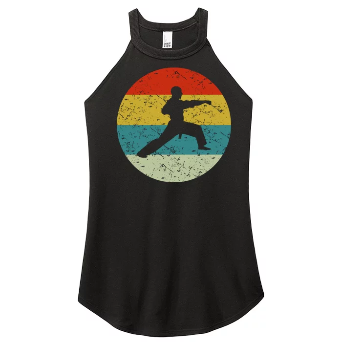 Retro Vintage Karate Women’s Perfect Tri Rocker Tank