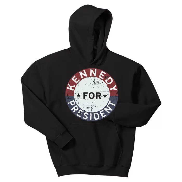 RFK Vintage kennedy for president JFK American Kids Hoodie