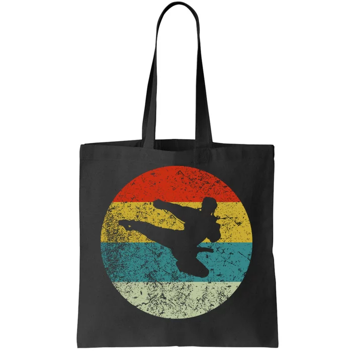 Retro Vintage Karate Tote Bag