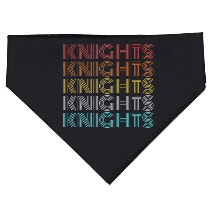 Retro Vintage Knights USA-Made Doggie Bandana