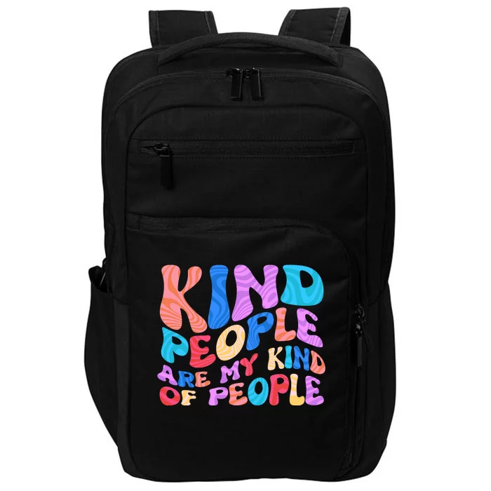 Retro Vintage Kind People Are My Kind Of People Impact Tech Backpack