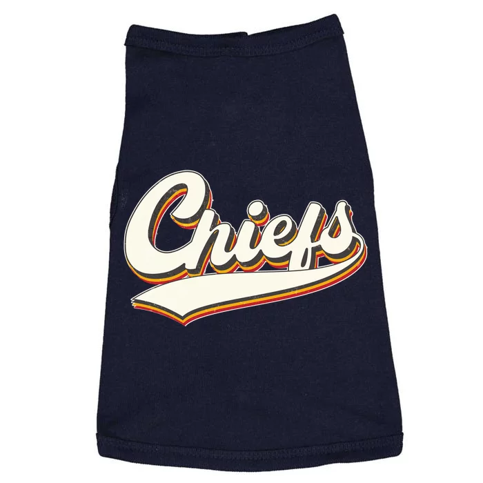 Retro Chiefs Fan Logo Doggie Tank