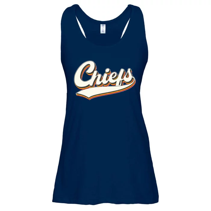 Retro Chiefs Fan Logo Ladies Essential Flowy Tank