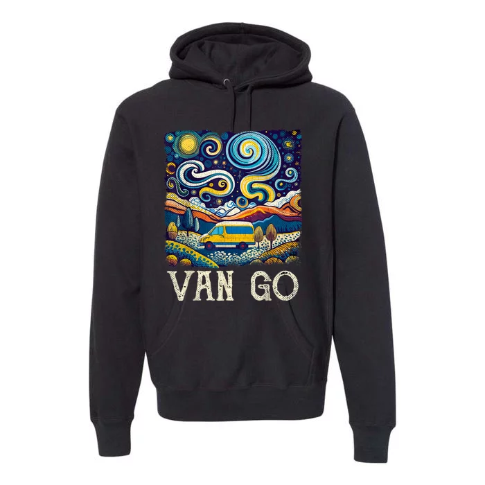 Retro Van Life Vintage Van Dwellers Vanlife Nomads Premium Hoodie