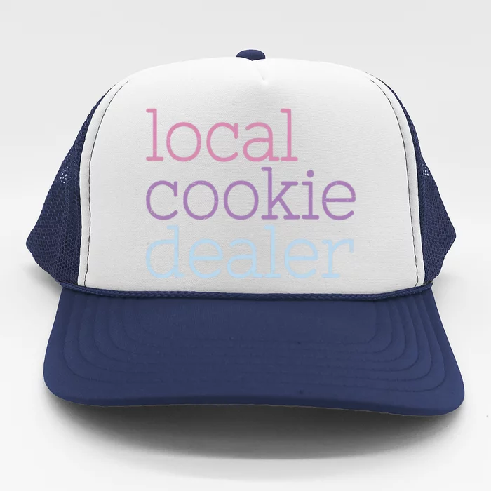 Retro Vintage Local Cookie Dealer Funny Baking Cookie Lover Trucker Hat