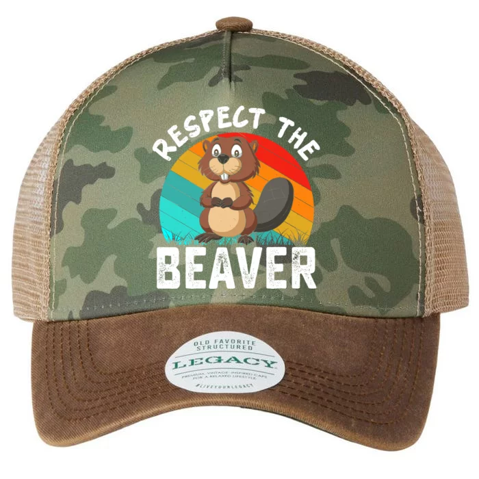 Retro Vintage Love Beavers Legacy Tie Dye Trucker Hat