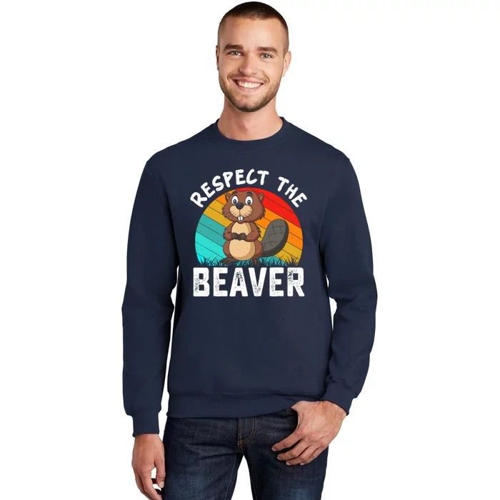 Retro Vintage Love Beavers Sweatshirt