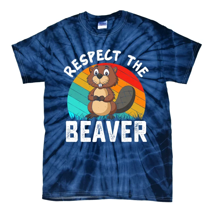 Retro Vintage Love Beavers Tie-Dye T-Shirt