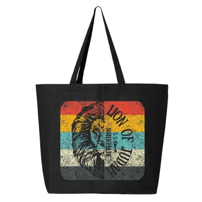 Retro Vintage Lion Of Judah 25L Jumbo Tote