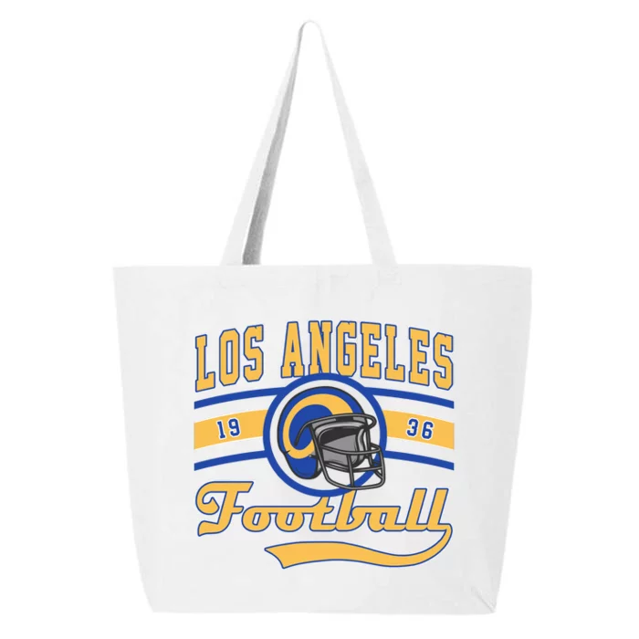 Retro Vintage Los Angeles Football Est 1936 25L Jumbo Tote