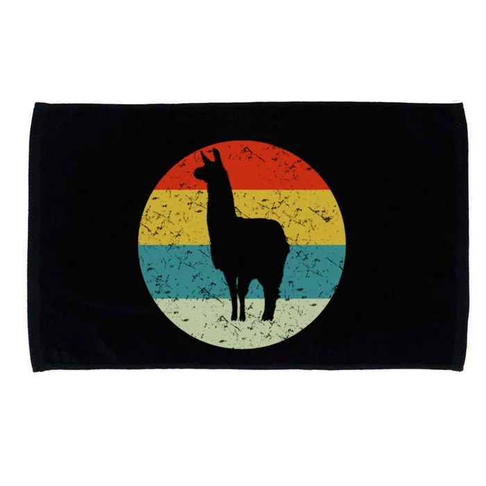 Retro Vintage Llama Microfiber Hand Towel