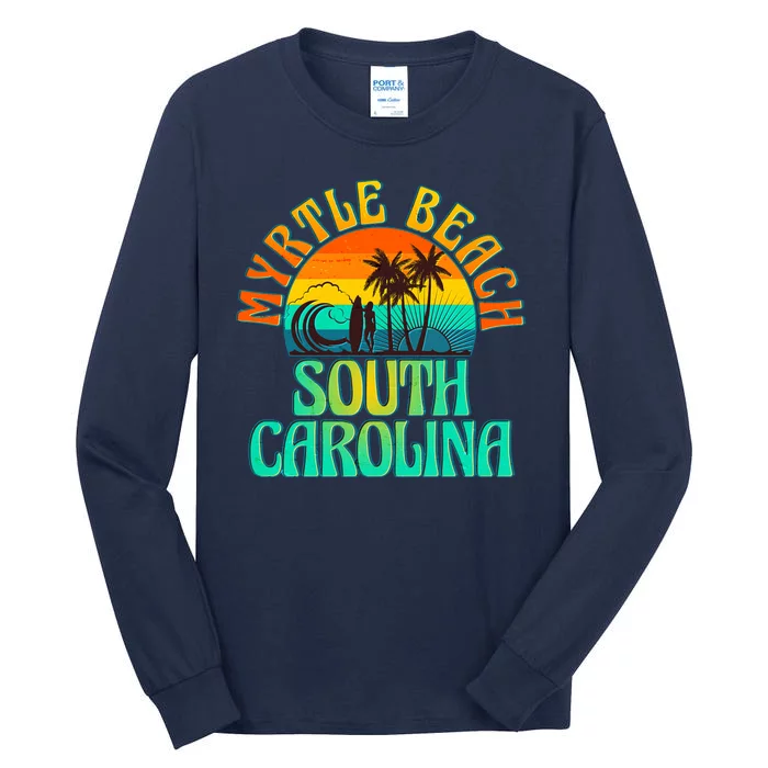 Retro Vintage Myrtle Beach South Carolina Tall Long Sleeve T-Shirt