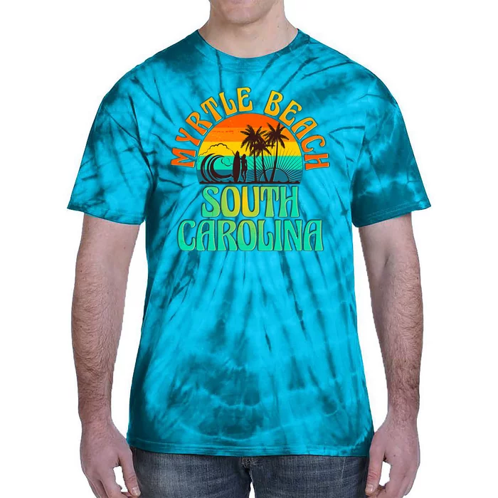 Retro Vintage Myrtle Beach South Carolina Tie-Dye T-Shirt